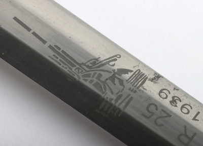 WW2 German Unit Marked Luftwaffe 2nd Pattern Officers Dress Dagger by F W Holler, Solingen - 24