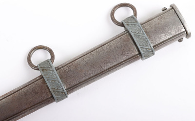 WW2 German Luftwaffe 2nd Pattern Officers Dress Dagger by SMF with Named Dedication to the Blade - 4