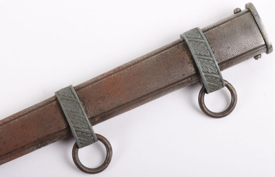 WW2 German Luftwaffe 2nd Pattern Officers Dress Dagger by SMF with Named Dedication to the Blade - 5