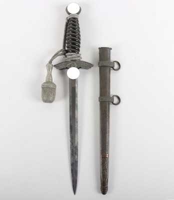 Rare WW2 German Luftwaffe 2nd Pattern &rsquo;Funeral&lsquo; Dagger by Robert Klaas, Solingen