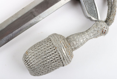 Rare WW2 German Luftwaffe 2nd Pattern &rsquo;Funeral&lsquo; Dagger by Robert Klaas, Solingen - 4