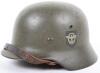 Double Decal Police M-35 Combat Helmet