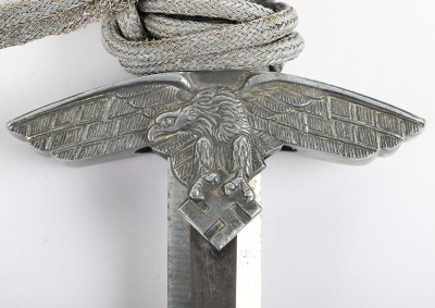 Rare WW2 German Luftwaffe 2nd Pattern &rsquo;Funeral&lsquo; Dagger by Robert Klaas, Solingen - 19