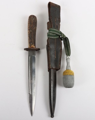 Scarce WW2 German Luftwaffe Forestry Bayonet / Fighting Knife - 2