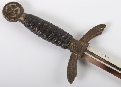 Miniature Luftwaffe Officers Sword by Alcoso, Solingen - 10