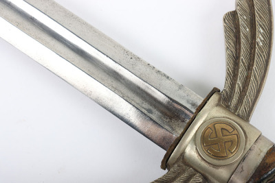 WW2 German Luftwaffe Officers Sword by David Malsch, Steinbach - 8