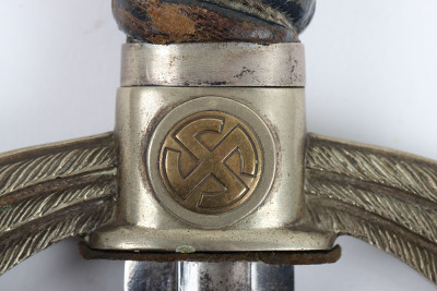WW2 German Luftwaffe Officers Sword by David Malsch, Steinbach - 12