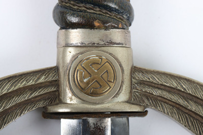 WW2 German Luftwaffe Officers Sword by David Malsch, Steinbach - 15