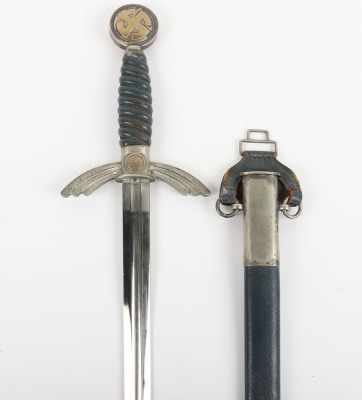 WW2 German Luftwaffe Officers Sword by SMF, Solingen, - 2