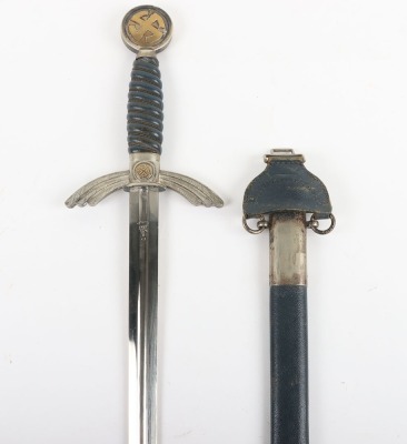 WW2 German Luftwaffe Officers Sword by SMF, Solingen, - 3