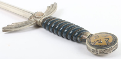WW2 German Luftwaffe Officers Sword by SMF, Solingen, - 10