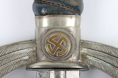WW2 German Luftwaffe Officers Sword by SMF, Solingen, - 15
