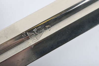 WW2 German Luftwaffe Officers Sword by SMF, Solingen, - 18