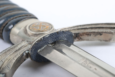 WW2 German Luftwaffe Officers Sword by SMF, Solingen, - 19