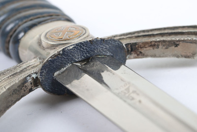 WW2 German Luftwaffe Officers Sword by SMF, Solingen, - 22