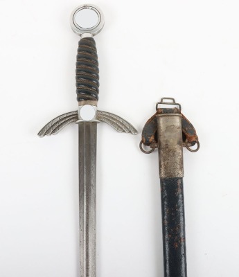 Rare WW2 German Luftwaffe Officers Sword with Damascus Blade