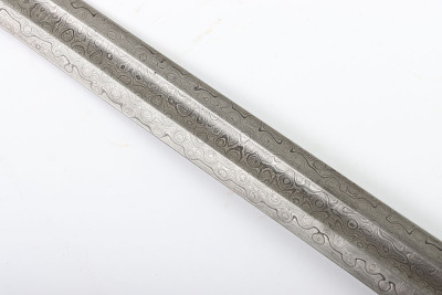 Rare WW2 German Luftwaffe Officers Sword with Damascus Blade - 8