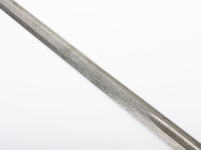 Rare WW2 German Luftwaffe Officers Sword with Damascus Blade - 9