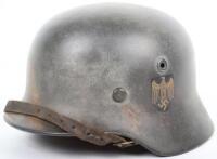 Kriegsmarine Double Decal M-40 Pattern Steel Combat Helmet