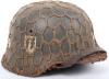 Waffen-SS M-40 Single Decal Steel Combat Helmet