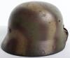 German Army Normandy Camouflaged Steel Combat Helmet - 5