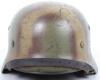 German Army Normandy Camouflaged Steel Combat Helmet - 7