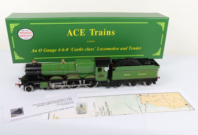 ACE Trains E/7/2 0 gauge 4-6-0 Castle class ‘Banbury Castle’ locomotive and tender