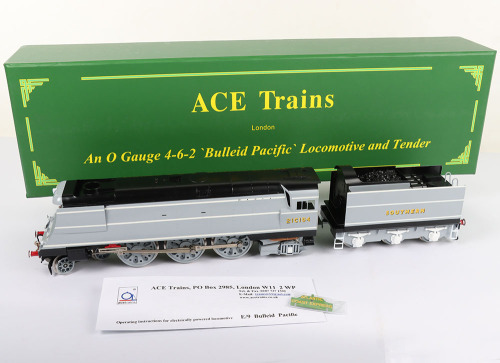 ACE Trains E/9 0 gauge 4-6-2 Bullied Pacific ‘Fighter Command’ locomotive and tender