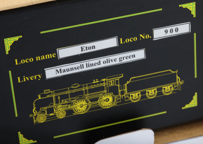 ACE Trains E10 0 gauge 4-4-0 Schools class ‘Eton’ locomotive and tender, - 8