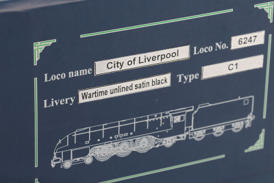 ACE Trains E12 0 gauge 4-6-2 Coronation class ‘City of Liverpool’ locomotive and tender - 7