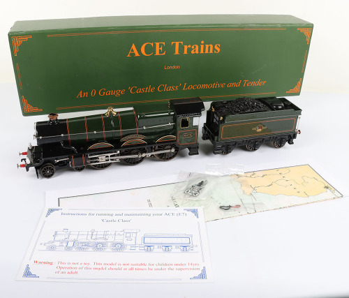 ACE Trains E/7 0 gauge 4-6-0 Castle class ‘Pendennis Castle’ locomotive and tender