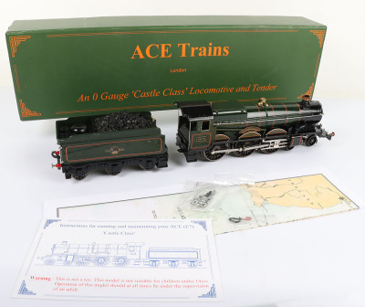 ACE Trains E/7 0 gauge 4-6-0 Castle class ‘Pendennis Castle’ locomotive and tender - 4