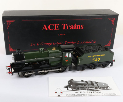 ACE Trains E/5 0 gauge 0-6-0 Q class locomotive and tender - 2