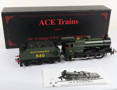 ACE Trains E/5 0 gauge 0-6-0 Q class locomotive and tender - 4