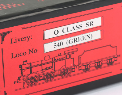 ACE Trains E/5 0 gauge 0-6-0 Q class locomotive and tender - 6