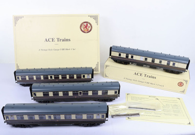 ACE Trains 0 gauge C/13 Western Railway ‘The Red Dragon’ three coach set - 3