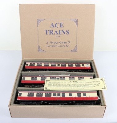 ACE Trains 0 gauge BR C/5 three coach set A