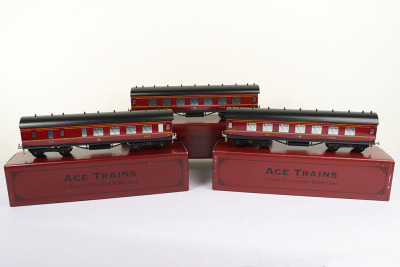 ACE Trains 0 gauge three LMS Passenger corridor coaches - 2