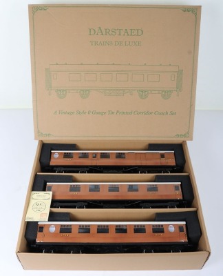 Coach Train Set Darstaed Trains De Luxe 0 gauge LNER Th Set A three coach set