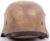 German Afrika Korps (D.A.K) Camouflaged Steel Combat Helmet - 4