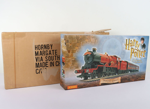 Hornby harry potter hogwarts express electric train set on sale