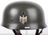 German Army Double Decal Paratrooper Steel Combat Helmet - 3