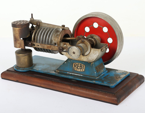 A Rebi Motor ‘Flame Licker’ type R2 vacuum engine, German circa 1950