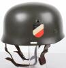 German Army Double Decal Paratrooper Steel Combat Helmet - 6