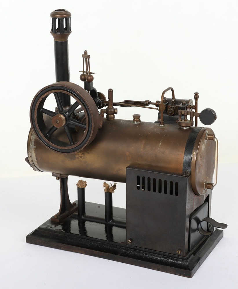 1920 Engine A good Doll et Cie Overtype stationary live steam engine, German 1920s