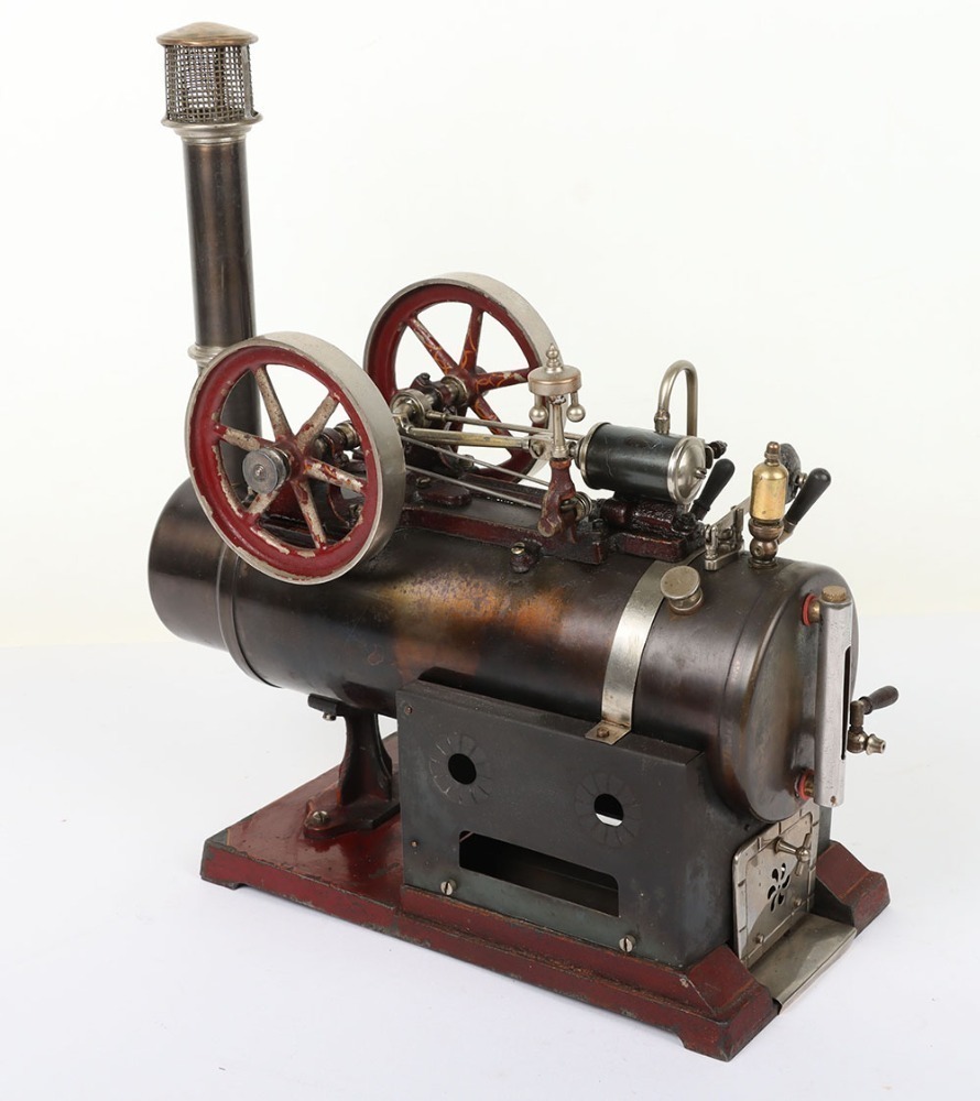 Carette Overtype stationary live steam engine, German circa 1905
