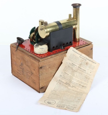 Boxed Bowman Models M135 single cylinder Stationary steam engine, English circa 1930 - 2