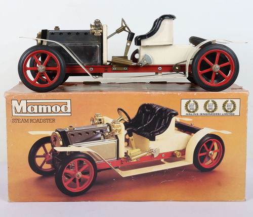 Boxed Mamod, Marlins (Engineers) Ltd SA1 steam Roadster, 1975