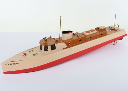 A modern Bowman Models live steam River launch ‘Sea Princess