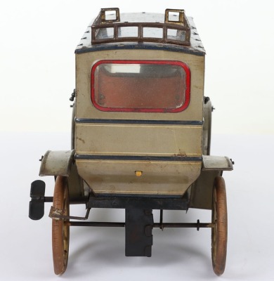 Carette tinplate clockwork Limousine, German circa 1905 - 5